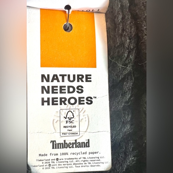 Timberland Warm Knotted Winter Hat, Orange, One Size - Picture 6 of 6